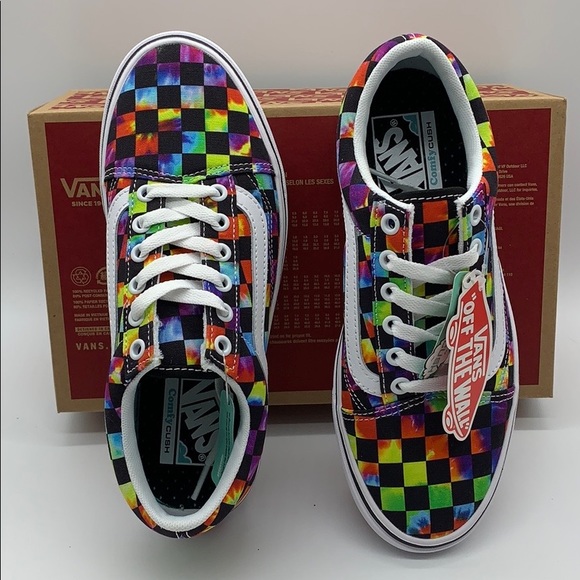 • VANS COMFYCUSH OLD SKOOL TIE-DYE CHECKERBOARD MN - Picture 6 of 16